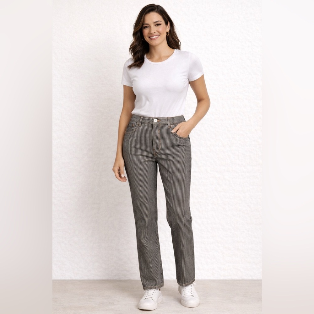 MOS MOSH Striped Black and White Pants NWT